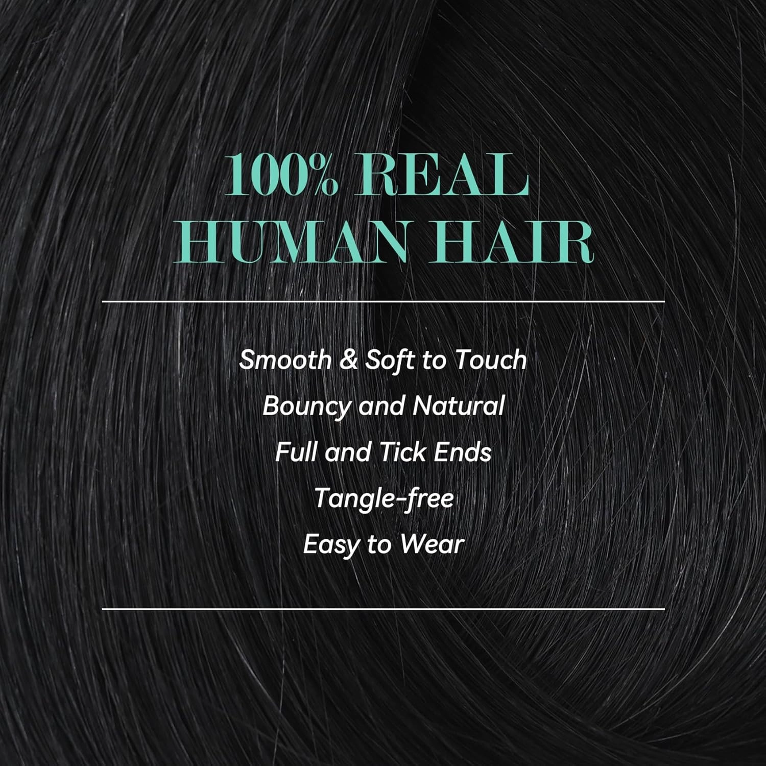 Ukira Black Hair Extensions Real Human Hair, 22 Inch 70g 7pcs Natural Black Human Hair Clip in Extensions, Soft Straight Remy Human Hair Clip in Hair Extensions Black Women