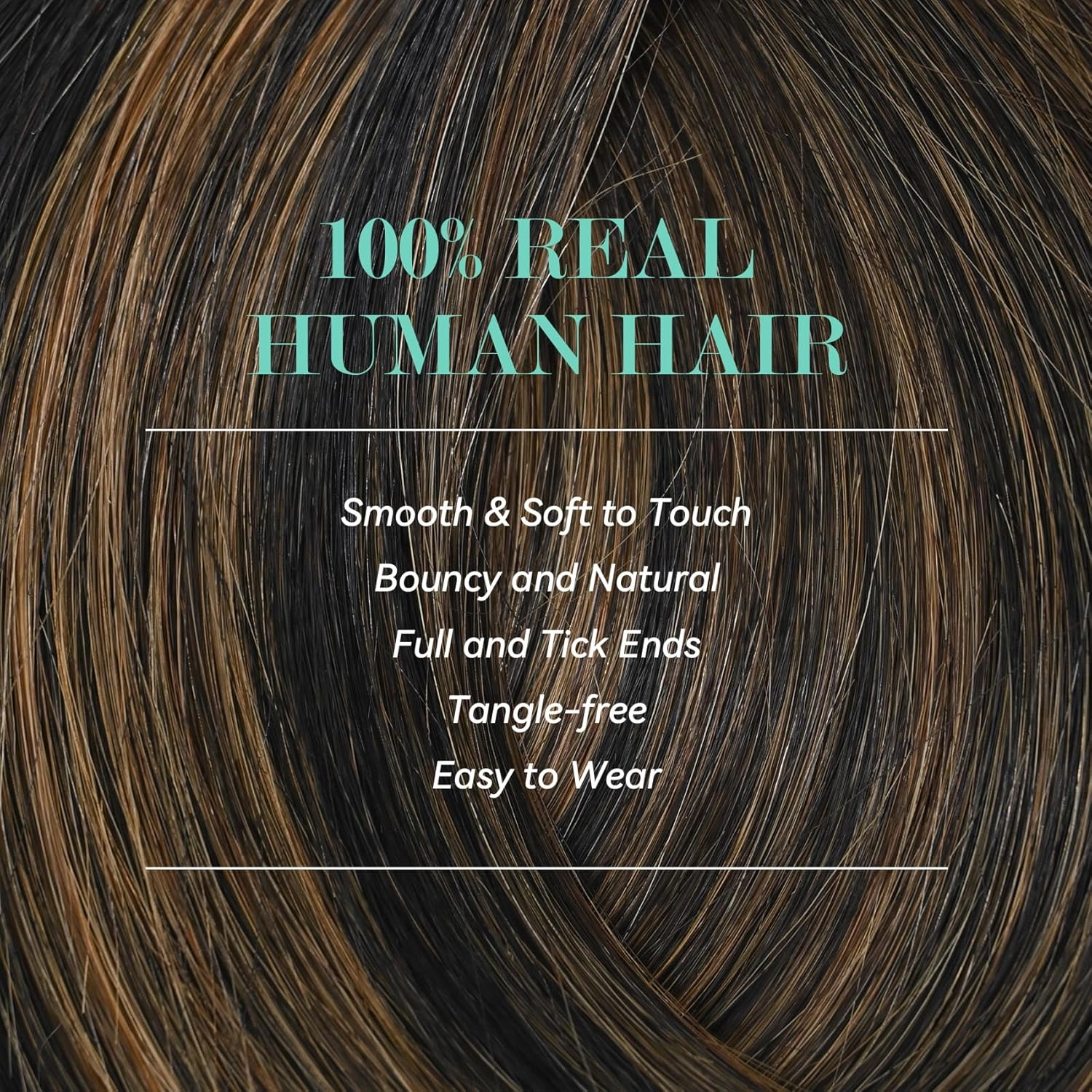 Ukira Clip in Hair Extensions Real Human Hair, 12 Inch 70g 7pcs Remy Human Hair Clip in Extensions, Natural Black Mixed Chestnut Brown Balayage Hair Extensions Real Human Hair for Women