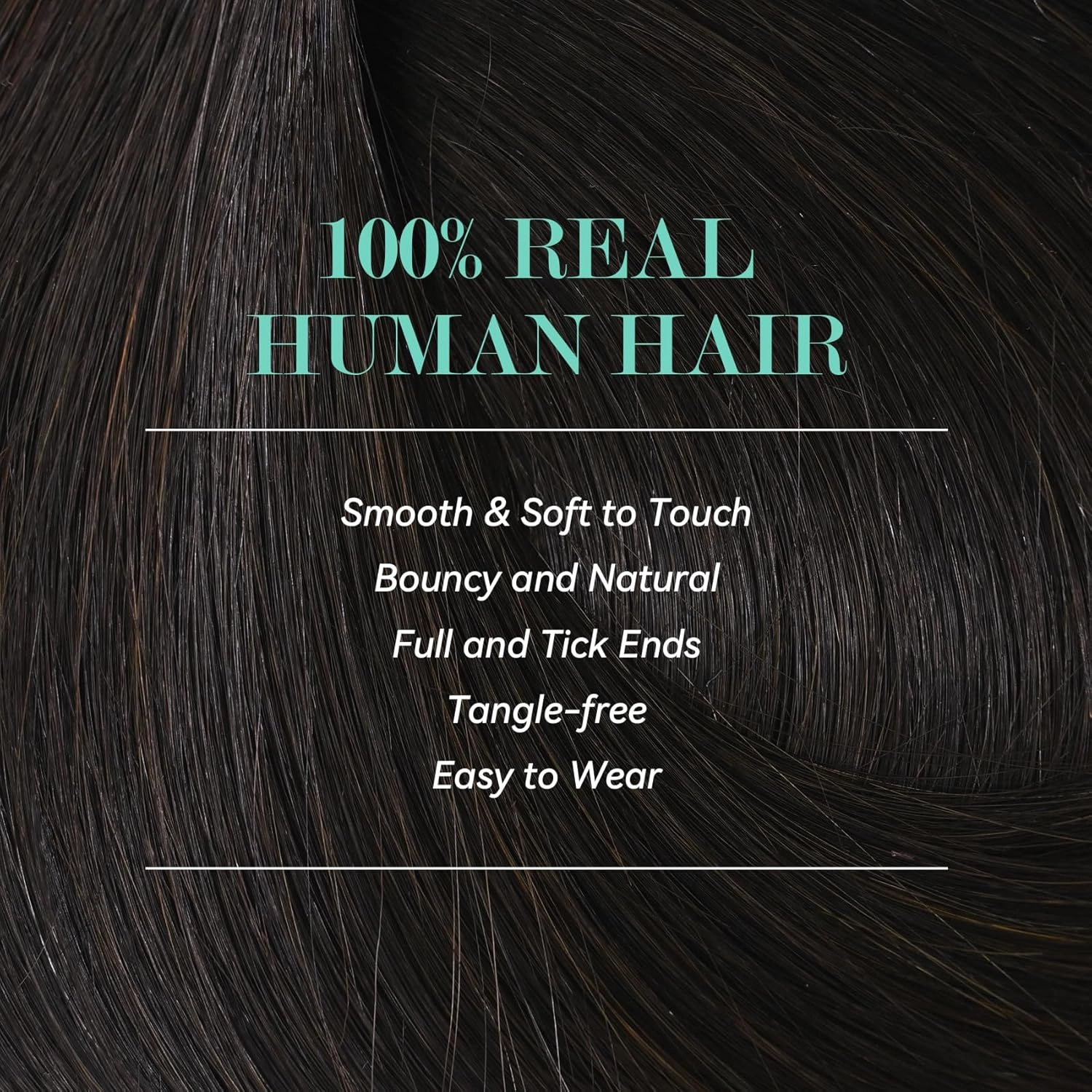 Ukira Dark Brown Hair Extensions Clip in Real Human Hair, 15 Inch 70g 7pcs Dark Brown Clip in Hair Extensions Real Human Hair, Soft Natural Straight Remy Human Hair Clip ins for Women