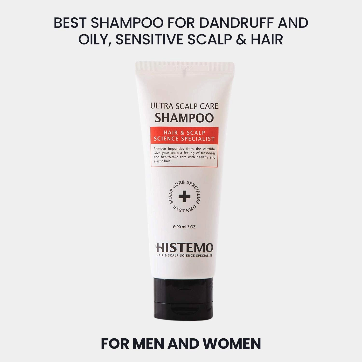 Ultra Scalp Care Shampoo: DHT Blocking Hair Restoration, Growth Promoter with Biotin for Men & Women, Prevents Loss on Oily or Colored Hair (3 oz)