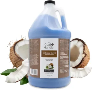 Undercoat Control deShedding Dog Shampoo, 1 Gallon - Combats and Reduces Shedding, Undercoat Removal, Omega 3 & 6 Rich, Vitamin E Strengthens The Hair Follicle, Natural