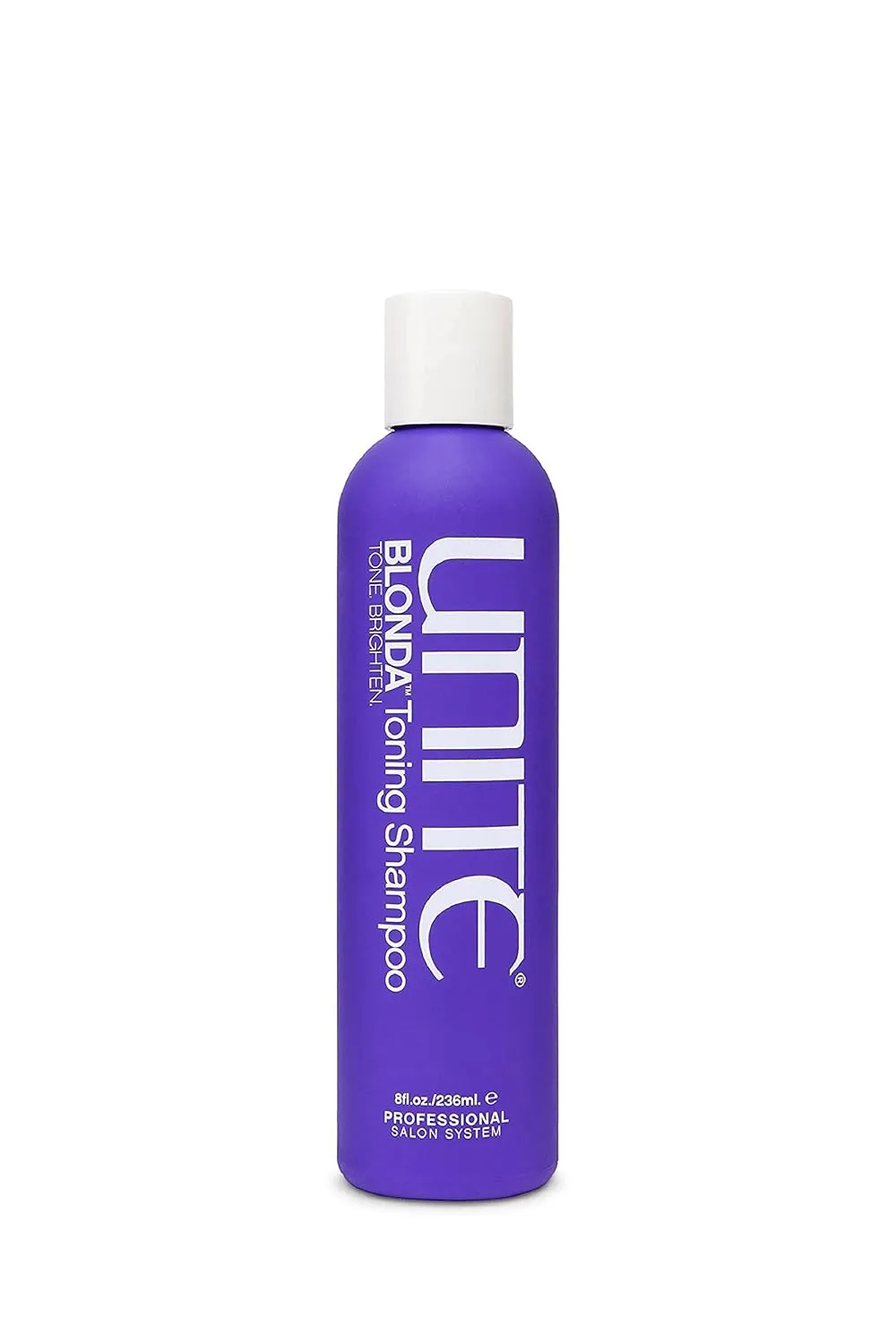 UNITE Hair – BLONDA Toning Shampoo – Tones Brass In 60 Seconds – Cleanses, Brightens, Blonde, 8oz