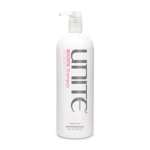 UNITE Hair – BOOSTA Shampoo – Volumizing – Body – Pump, Cleanses, Removes Build-Up, Fine Hair, 1L
