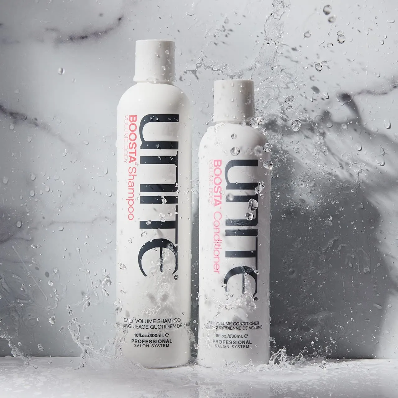 UNITE Hair – BOOSTA Shampoo – Volumizing – Body – Pump, Cleanses, Removes Build-Up, Fine Hair, 1L