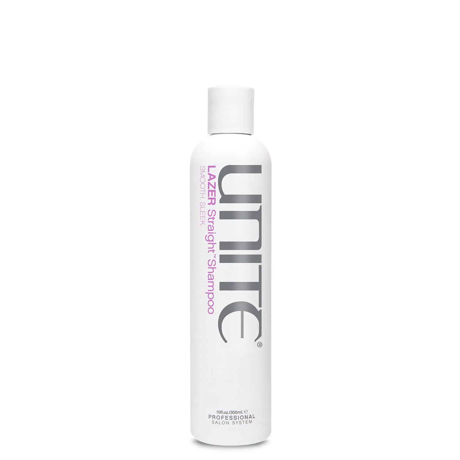 UNITE Hair – LAZER Straight Shampoo – Smoothing – Cleanses, Softens, Shine, Tames Frizz/Curls, 10oz