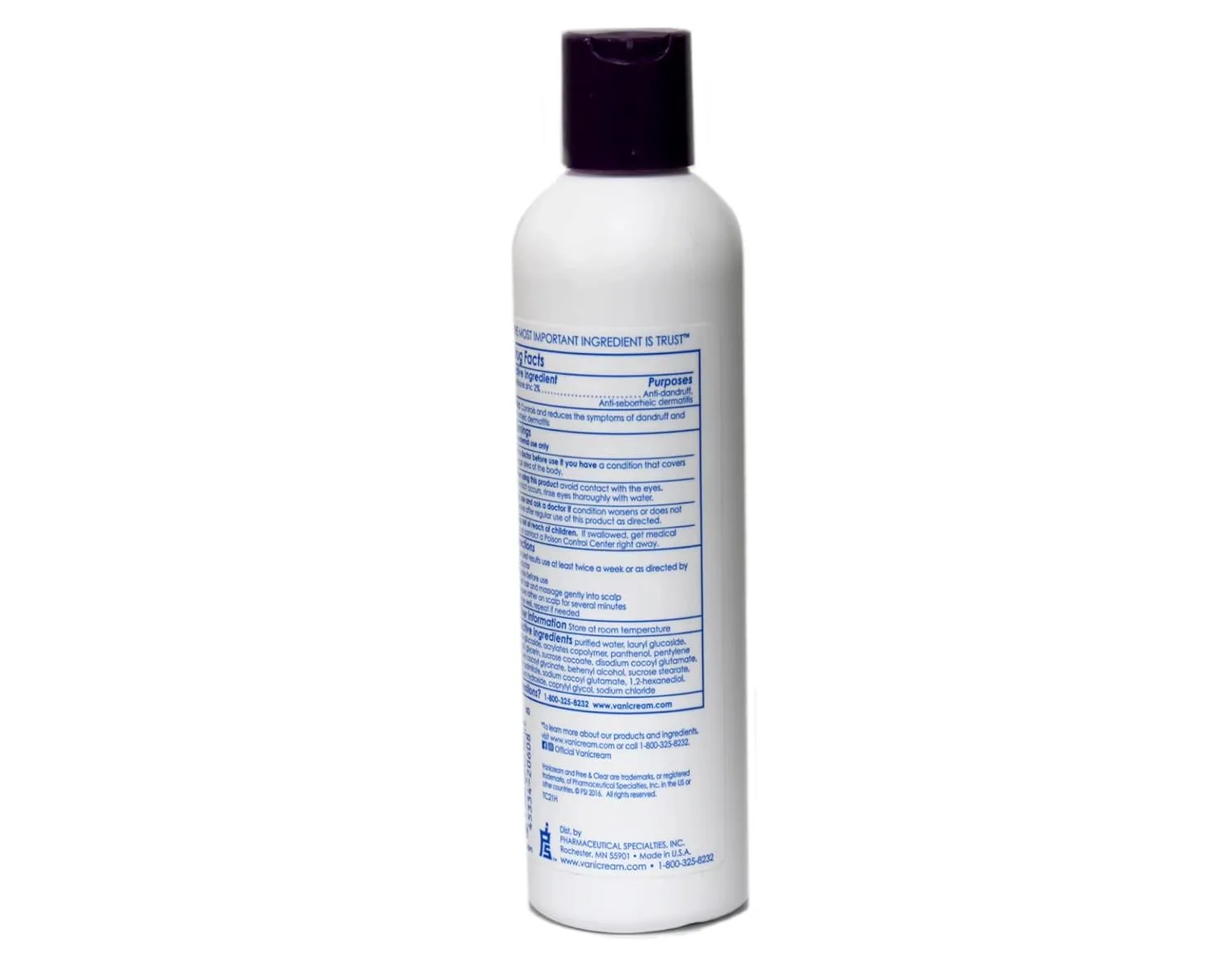 Vanicream Anti-Dandruff Shampoo 8oz