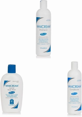 Vanicream Shampoo   Conditioner   Body Wash Bundle (12 Fl Oz Each) - Formulated for Sensitive Skin