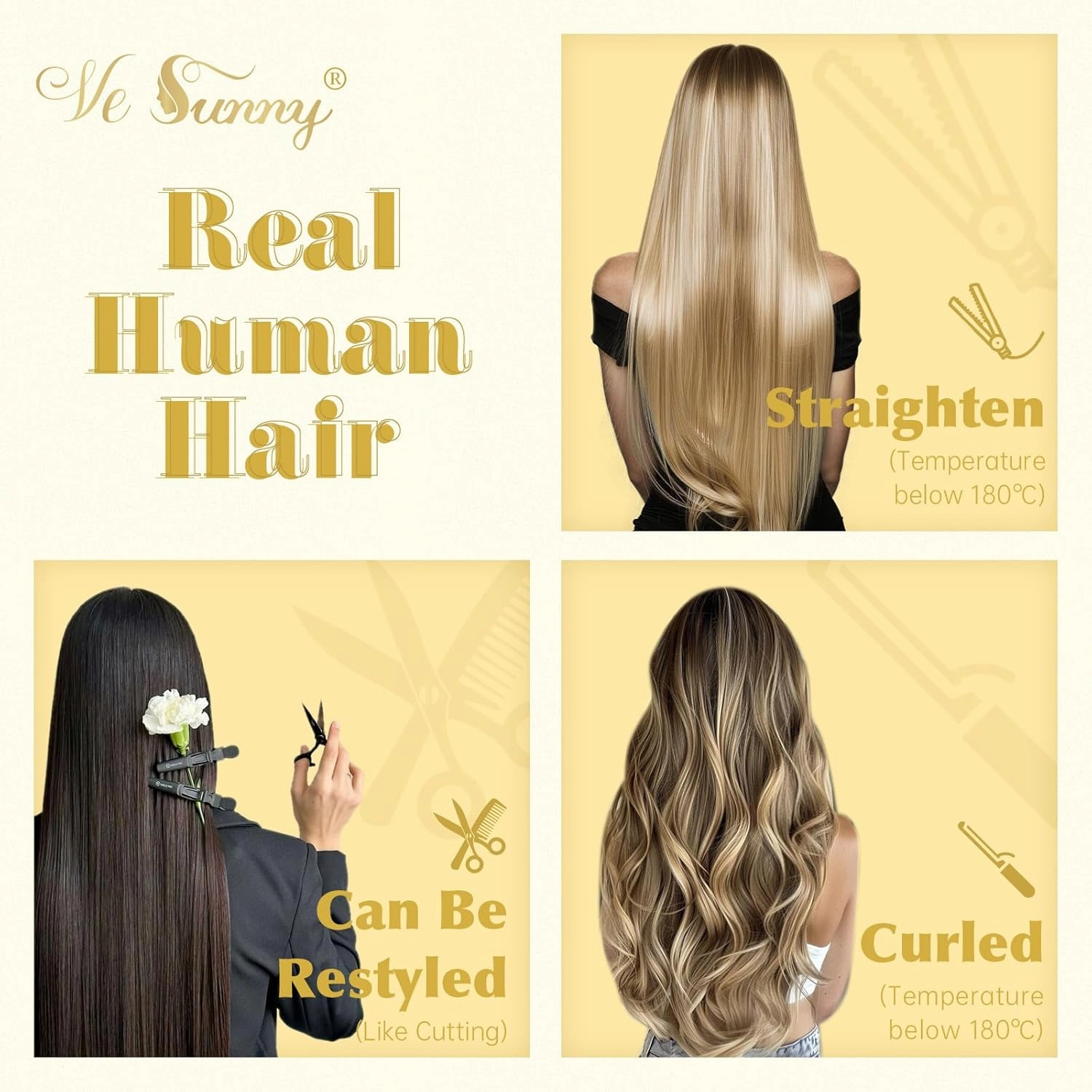 Ve Sunny Clip in Hair Extensions Real Human Hair Ombre Hair Clip in Extensions Ombre Black Roots to Grey Balayage Human Hair Extensions Clip ins Short Straight Remy Hair 80g 5pcs 12inch