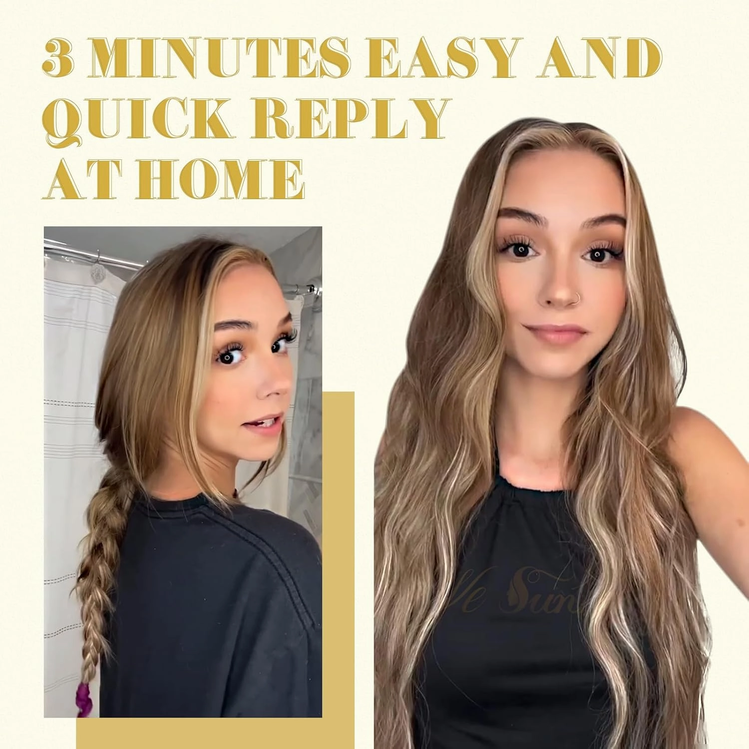 Ve Sunny Clip in Hair Extensions Real Human Hair Ombre Hair Clip in Extensions Ombre Black Roots to Grey Balayage Human Hair Extensions Clip ins Short Straight Remy Hair 80g 5pcs 12inch