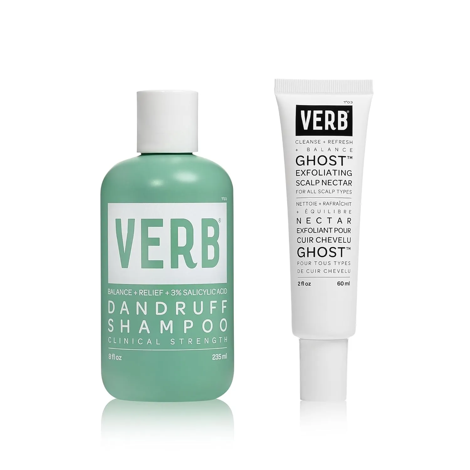 VERB® Dandruff Shampoo - for Gentle Cleansing and Clinical Strength Dandruff Relief with 3% Salicylic Acid