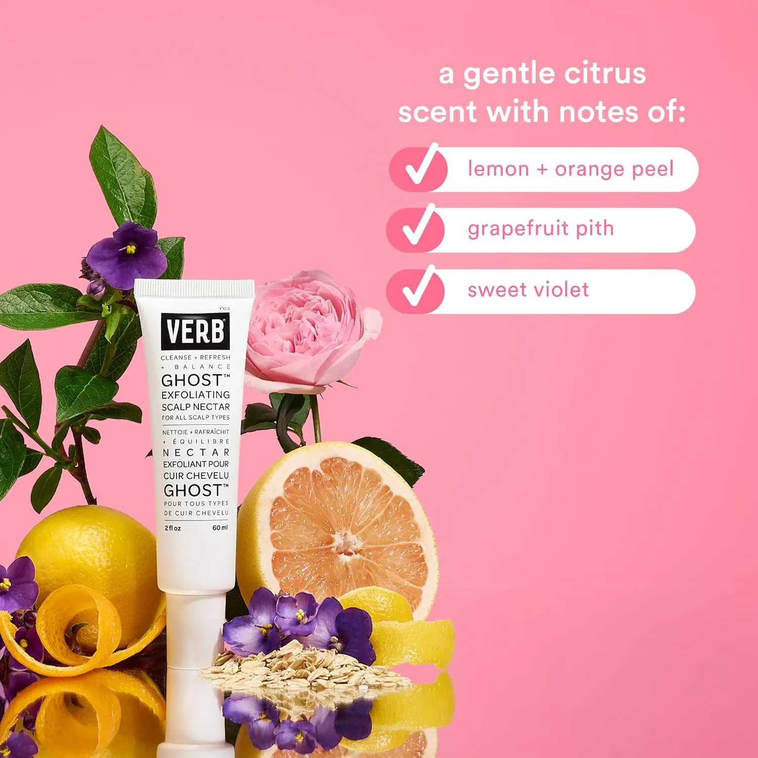 VERB® Dandruff Shampoo - for Gentle Cleansing and Clinical Strength Dandruff Relief with 3% Salicylic Acid