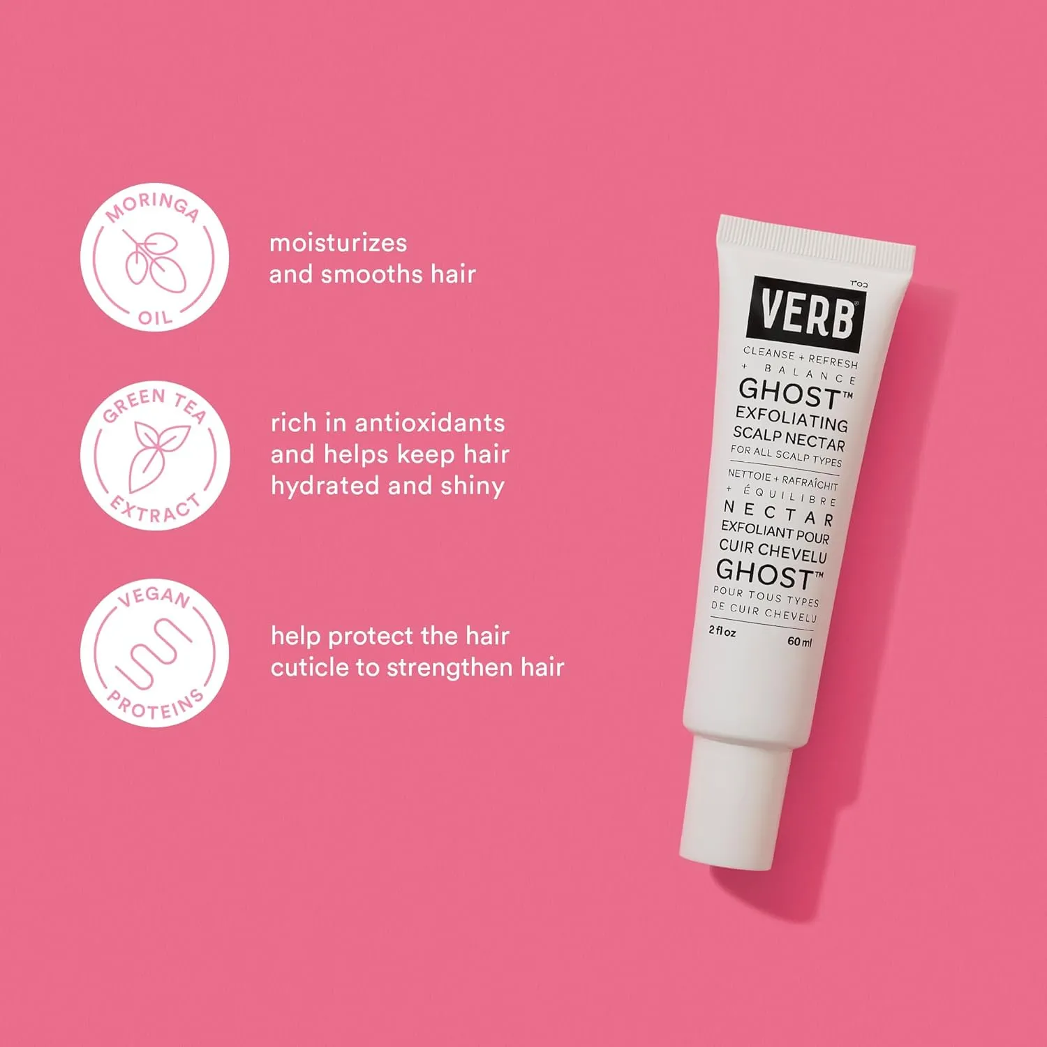 VERB® Dandruff Shampoo - for Gentle Cleansing and Clinical Strength Dandruff Relief with 3% Salicylic Acid