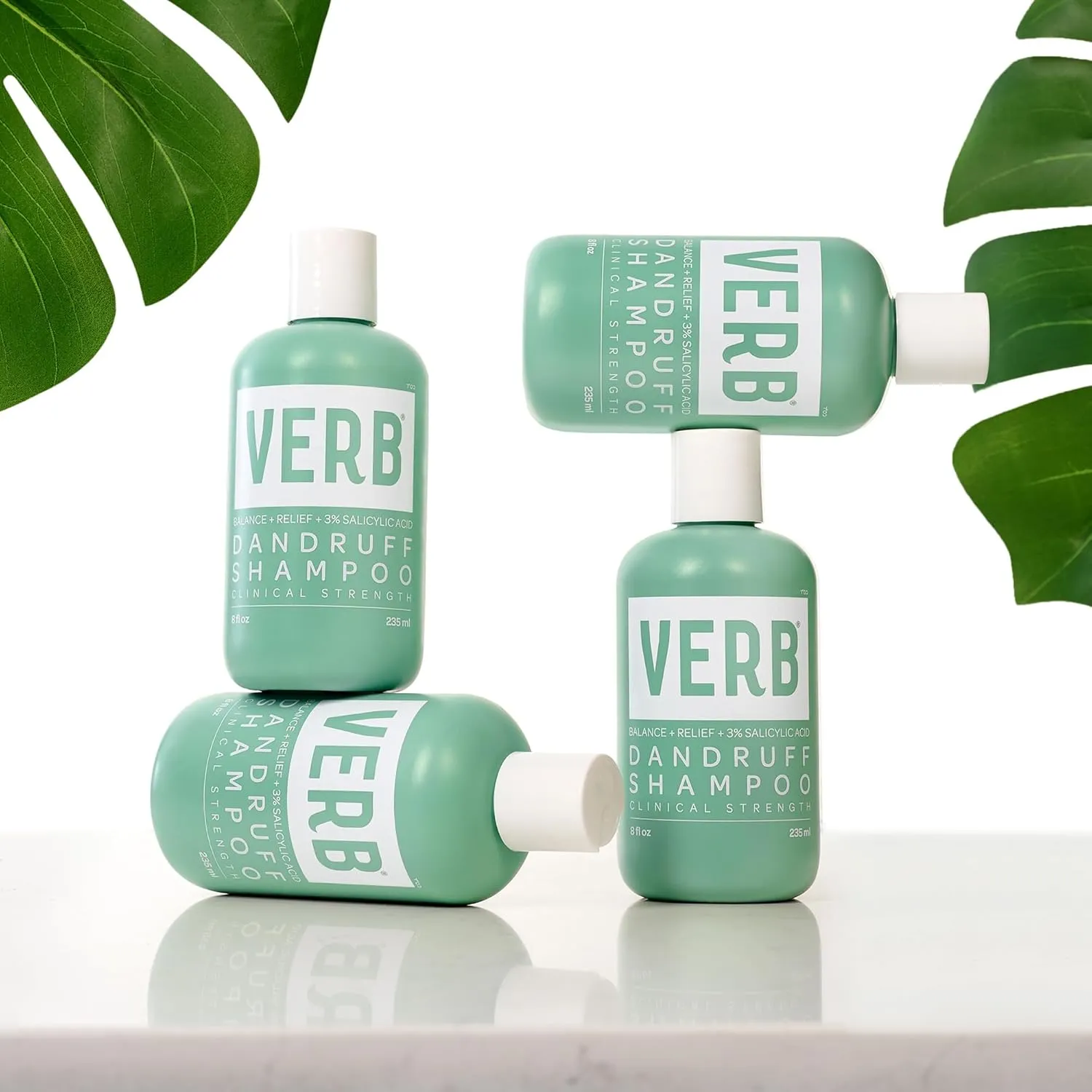 VERB® Dandruff Shampoo - for Gentle Cleansing and Clinical Strength Dandruff Relief with 3% Salicylic Acid