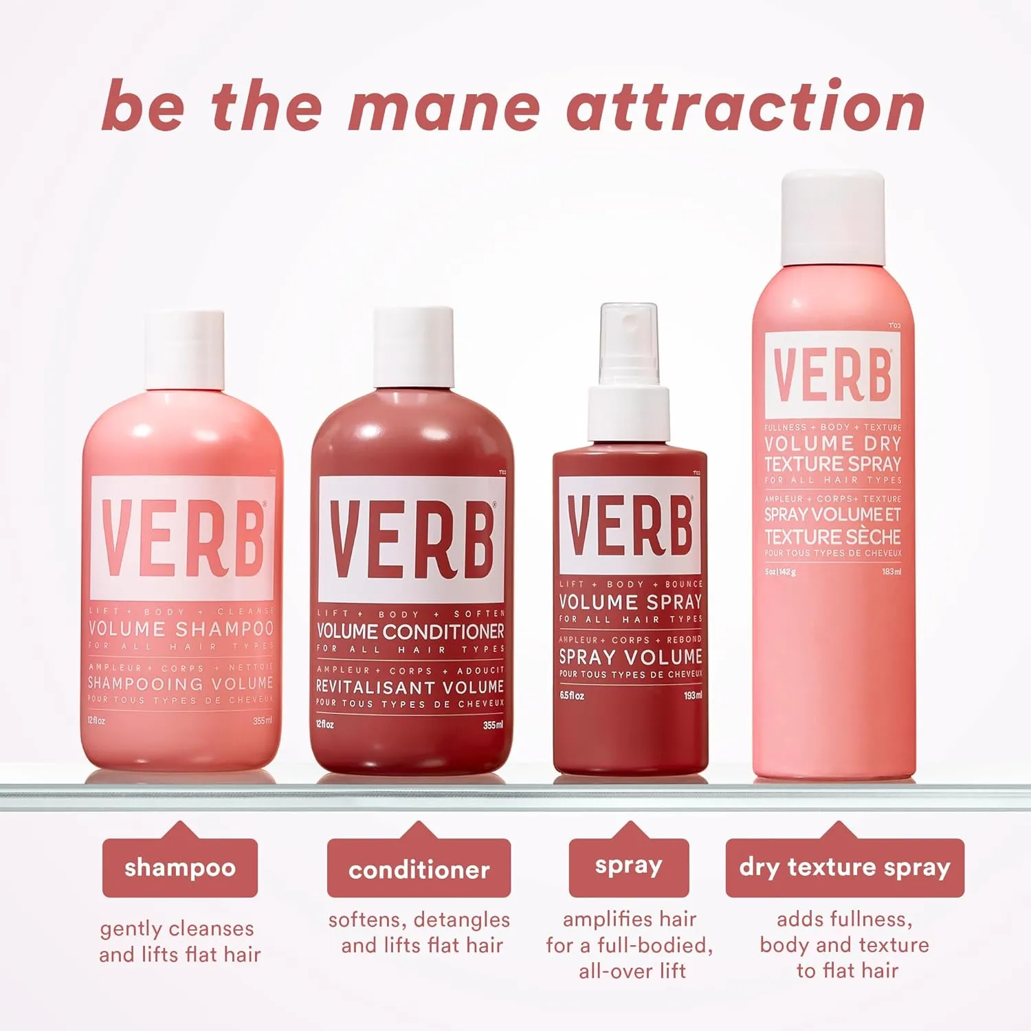 VERB Volume Shampoo - Gently Cleanses   Lifts Flat Hair - Sulfate, Paraben and Gluten Free