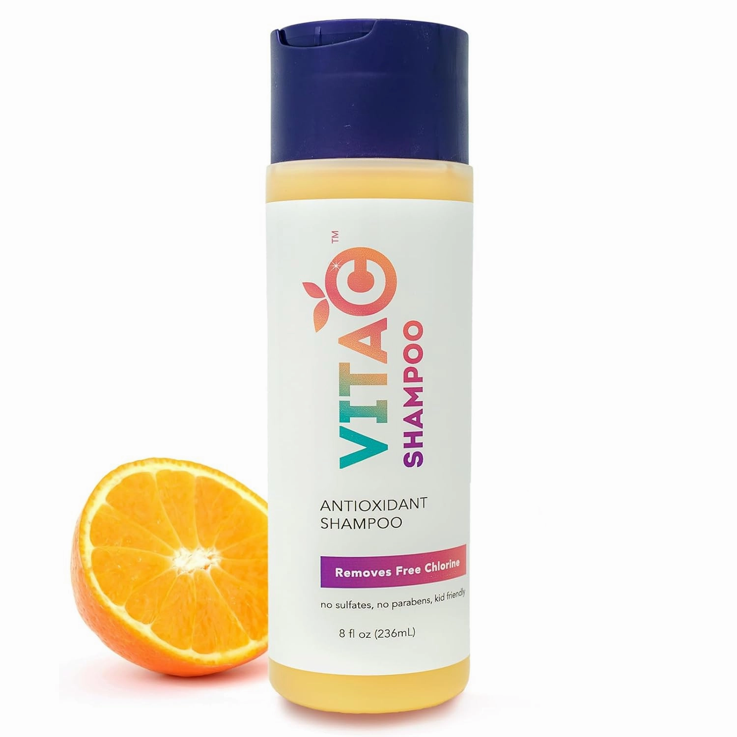 Vita C Swimmers Post-Swim Chlorine Removing Shampoo & Body Wash, Swim Tested, Gently Eliminate Chlorine & Water Toxins. Patented Antioxidant Formula, Hydrates & Rejuvenates Hair and Skin - 8 Fl Oz