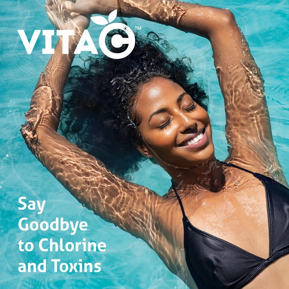 Vita C Swimmers Post-Swim Chlorine Removing Shampoo & Body Wash, Swim Tested, Gently Eliminate Chlorine & Water Toxins. Patented Antioxidant Formula, Hydrates & Rejuvenates Hair and Skin - 8 Fl Oz