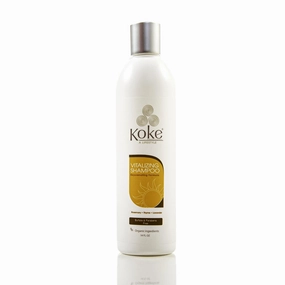 Vitalizing SHAMPOO, For Damaged Hair, Natural, Organic, Paraben and Sulfate Free, Hair Care Product, Anti-aging, Anti-breakage, Anti-frizz, vitamin A and E, 14 fl oz,