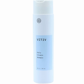 VITIV Daily Vitamin Shampoo 10oz – Vegan - For clean, nourished, stronger healthier hair - Made with natural ingredients - No sulfates, No silicones, No parabens – For all hair types