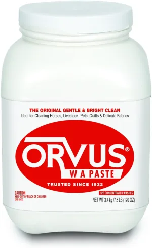 WA Paste Cleaner - 120oz.- Horse, Livestock and Dog Shampoo - Quilt, Fine Linen Detergent/Cleaner