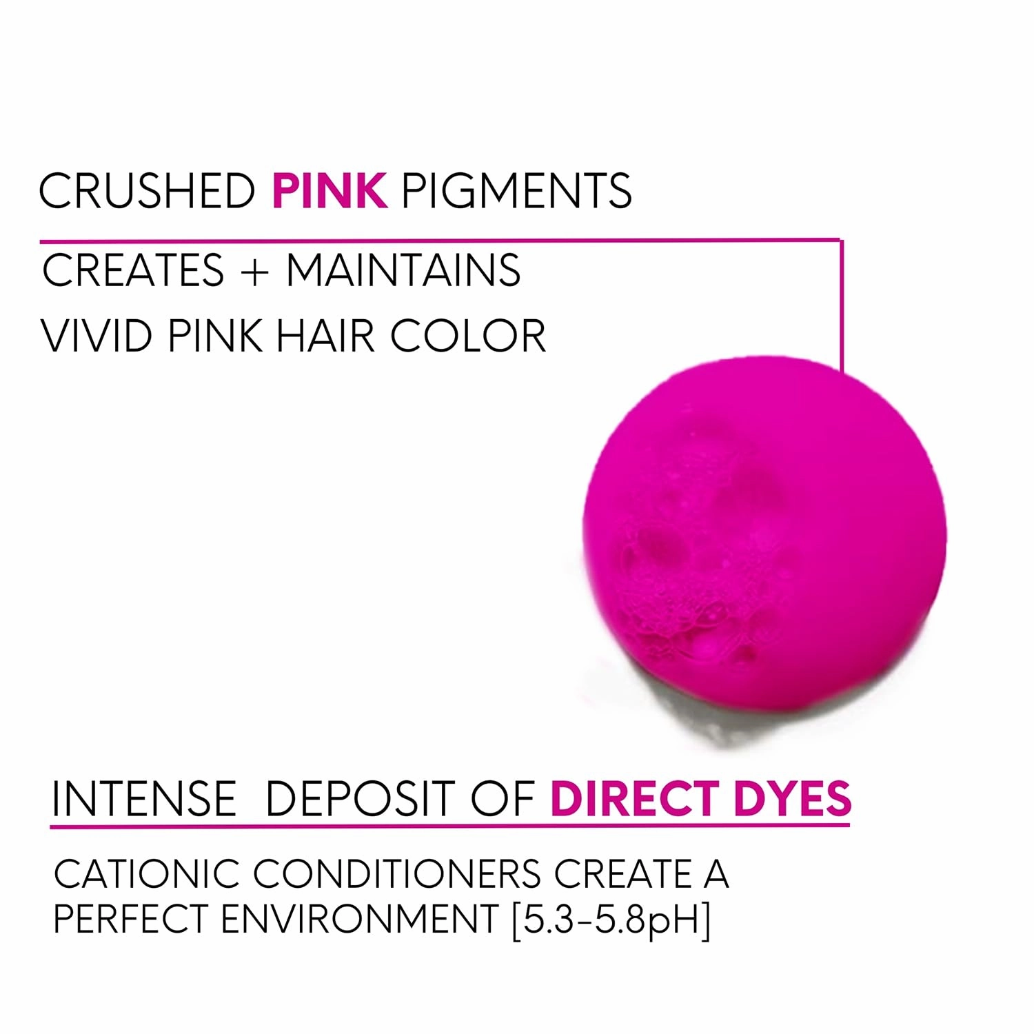 Watercolors Base Drops, Temporary Hair Dye Color Booster, Cruelty-Free, 4 oz - PINK