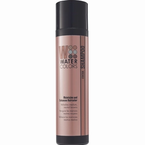 Watercolors by Tressa 3-in-1 Color Depositing Shampoo, Semi Permanent Hair Color, Hair Dye Shampoo for Curly, Dry, and Normal Hair, 8 fl oz - COCOA