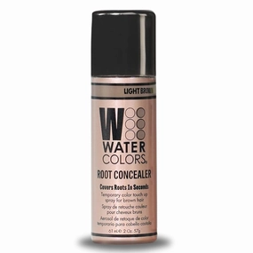 Watercolors Root Concealer Touch Up Texture & Volume Spray, Covers Gray Roots & Regrowth, 2oz, LIGHT BROWN
