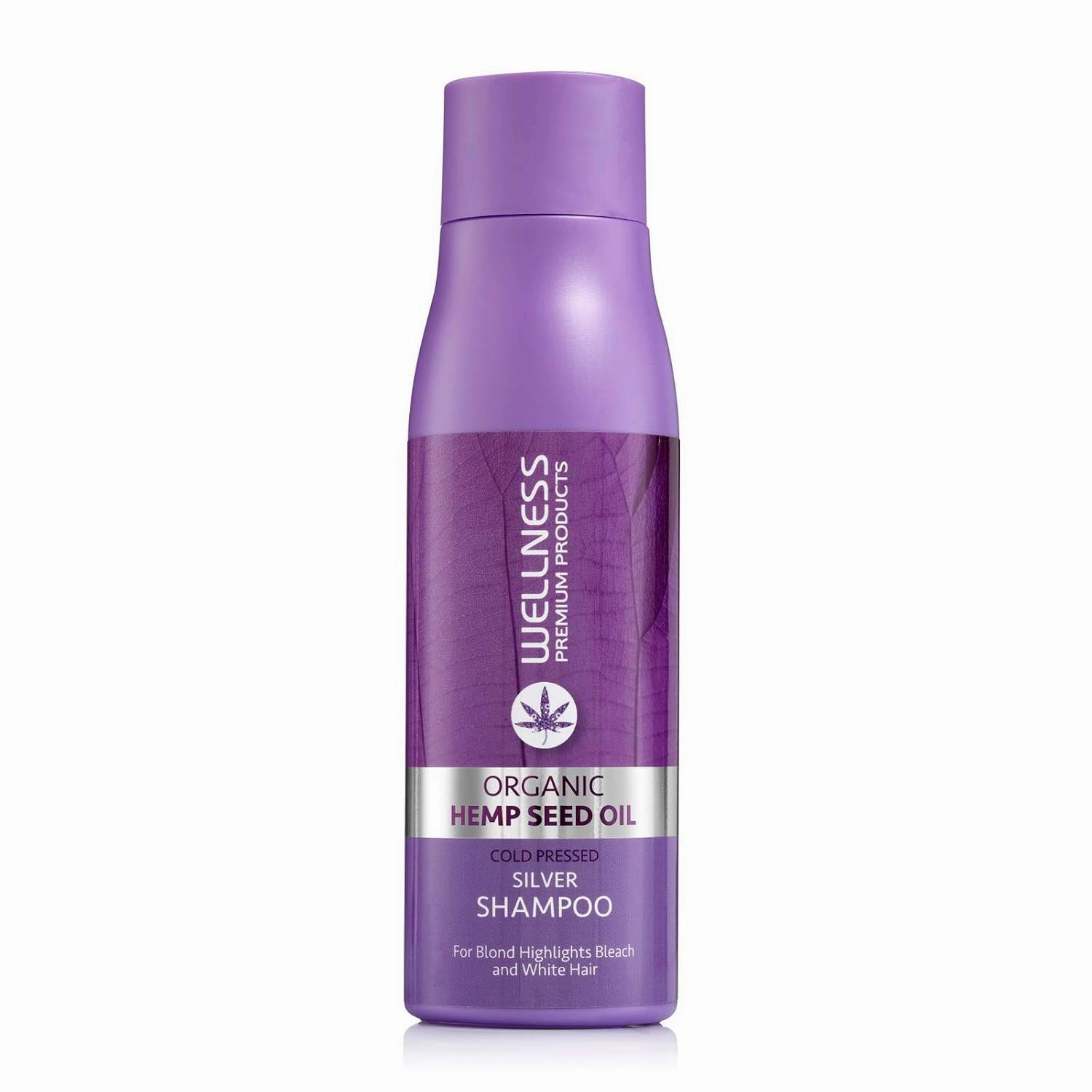 Wellness Premium Products Blonde Brilliance Silver Shampoo | Hemp & UV Filter Formula to Combat Brassiness | Vegan & Gluten-Free, 500ml
