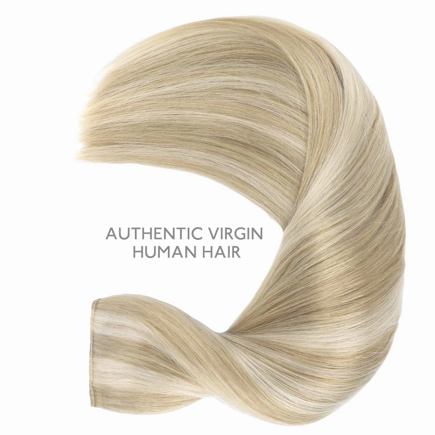 WENNALIFE Wire Hair Extensions (Increase 50% Lifespan) 18 inch 95g Dirty Blonde Highlighted Bleach Blonde Remy Hair Extensions Invisible Transparent Wire Straight Real