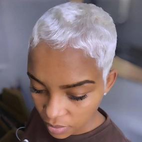 White Pixie Wig Short Pixie Wigs for Black Women white pixie cut wig Pixie Cut Wigs for Black Women Short Hair Wigs for Black Women Layered Synthetic Natural Cosplay