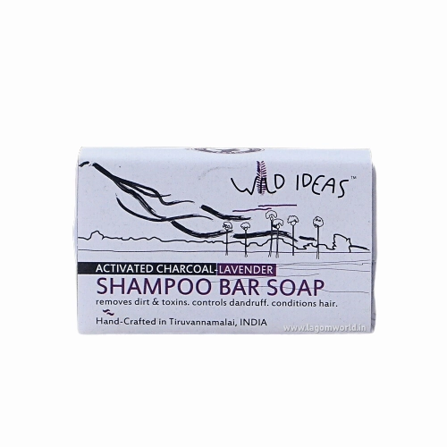 Wild Ideas Natural (100%) Shampoo Bar _ Charcoal/Lavender