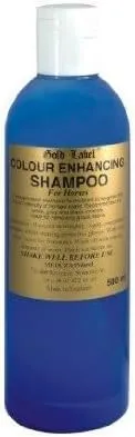 William Hunter Equestrian Gold Label Colour Enhancing Shampoo, 500ml - Intensifies the colour of horses coats by