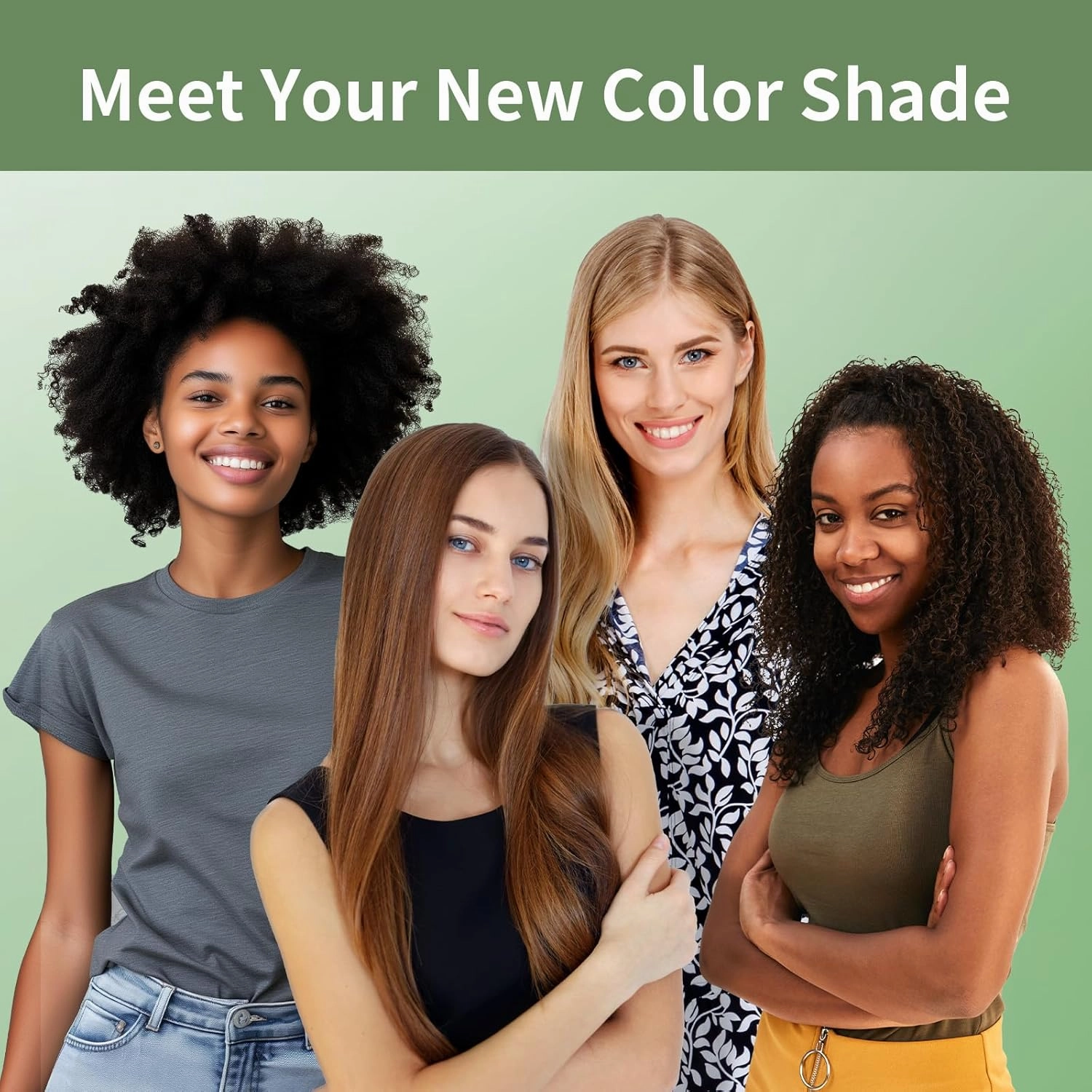 Wine Red Hair Color - 3-in-1 Long-Lasting Natural Dye Shampoo for Gray Hair, Easy Home Use for Men and Women, 16.9 Fl Oz