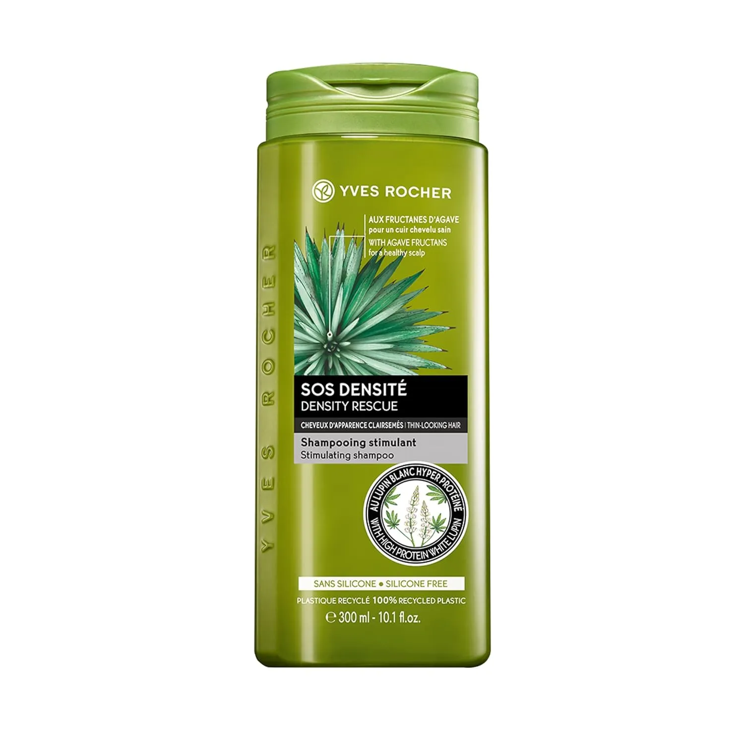 Yves Rocher Fortifying Shampoo | Density Rescue to Cleanse Scalp & Strengthen Hair | 10.1 fl oz