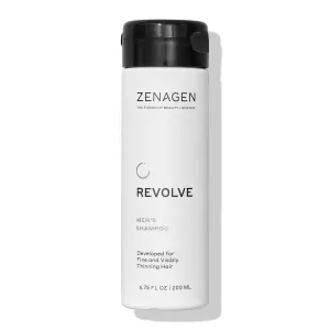 ZENAGEN Revolve Men's Thickening Shampoo | Supports Appearance of Fuller, Healthier-Looking Hair, Developed for Fine & Visibly Thinning Hair, Plant-Based, Color-Safe, 5-Minute Treatment