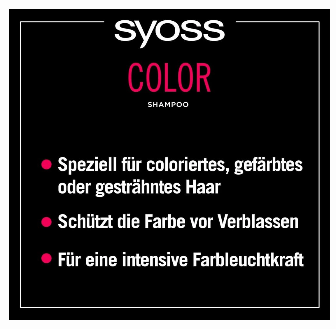 ZEQUK Syoss Professional Color Protect Shampooing Hair Perfection 750 ml