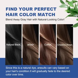 Zhihuashi Plant-Based Hair Coloring Cream, Caviar Hair Colour Cream, Natural Plant Hair Dye, Caviar Protein Hair Dye for Women Men(Brown, 500ML)