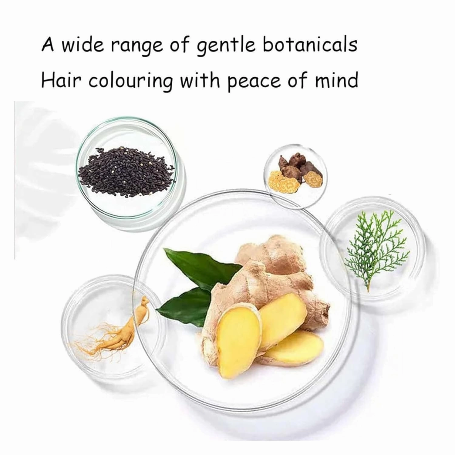 Zhihuashi Caviar Protein Hair Dye, Zhihuashi Hair Dye Shampoo, Zhihuashi Herbal Shampoo, Shampoo Hair Dye For Women Men, Suitable for All Hair Types