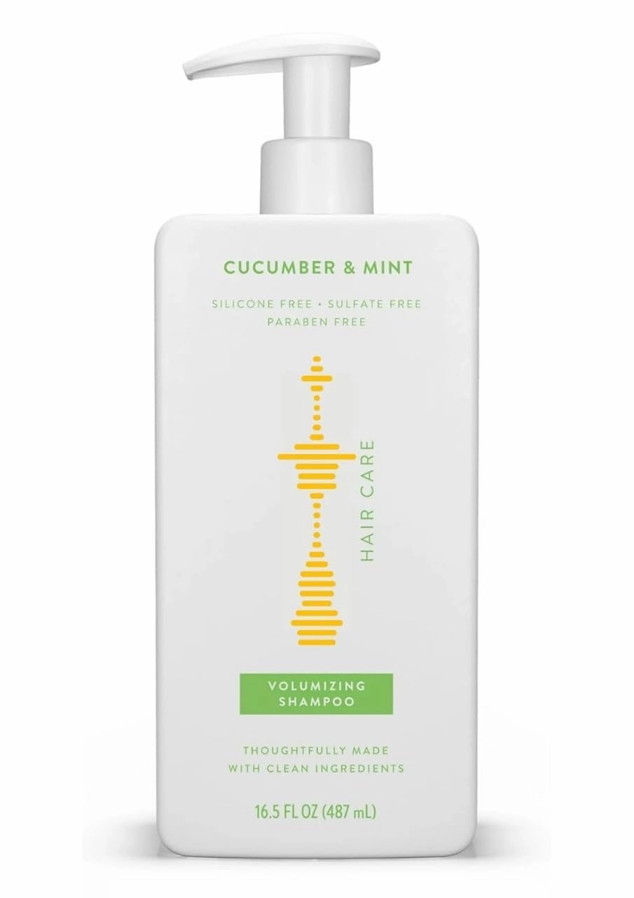 𝒩𝒶'𝓉𝒾~𝓋𝑒𝕊 Lightweight Volumizing Shampoo with Refreshing Cucumber & Mint, Healthier-Looking Hair, 16.5 oz (Pack of 01)