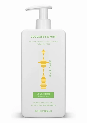 𝒩𝒶'𝓉𝒾~𝓋𝑒𝕊 Lightweight Volumizing Shampoo with Refreshing Cucumber & Mint, Healthier-Looking Hair, 16.5 oz (Pack of 01)